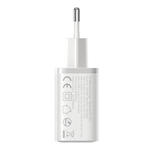 Ładowarka sieciowa Joyroom TCF15 Dual-Port (A+C) 30W (biały) Ładowarka sieciowa Joyroom TCF15 Dual-Port (A+C) 30W (biały)