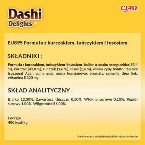 INABA CAT DASHI DELIGHTS FLAKES CHICK.TUN&SALM 40g INABA CAT DASHI DELIGHTS FLAKES CHICK.TUN&SALM 40g