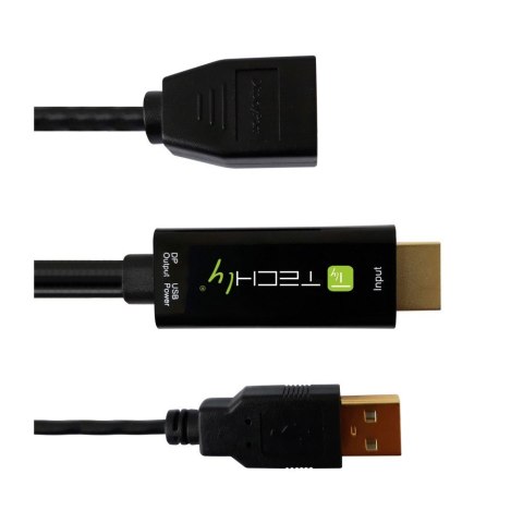 Adapter HDMI z Zasilaniem USB na DisplayPort 4K*30Hz