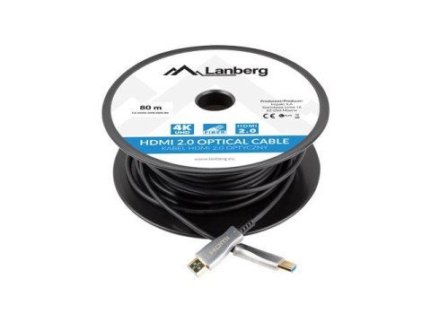 Kabel HDMI M/M v2.0 CA-HDMI-20FB-0800-BK 80m czarny Kabel HDMI M/M v2.0 CA-HDMI-20FB-0800-BK 80m czarny