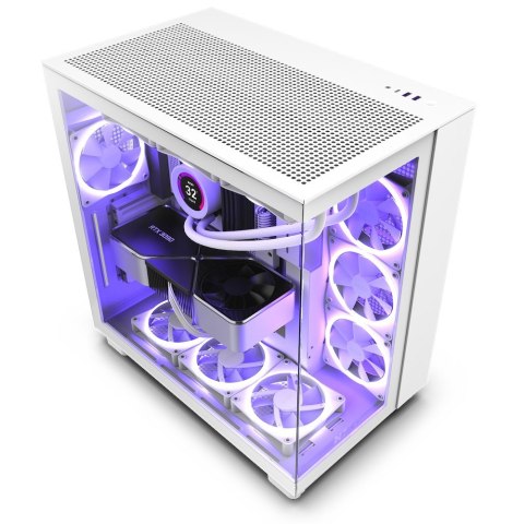 NZXT OBUDOWA H9 FLOW MIDI TOWER Z OKNEM BIAŁA CM-H91FW-01 NZXT OBUDOWA H9 FLOW MIDI TOWER Z OKNEM BIAŁA CM-H91FW-01