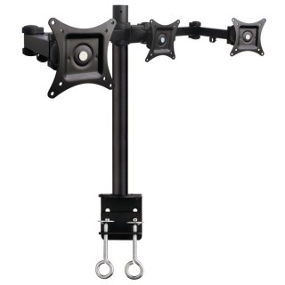 Techly ICA-LCD 482-T uchwyt / stojak do monitorów 61 cm (24") Biurko Czarny