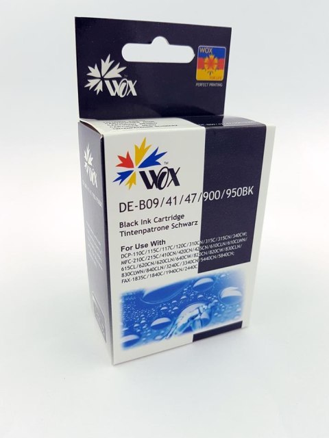 Tusz Wox Black BROTHER LC900BK zamiennik LC900BK Tusz Wox Black BROTHER LC900BK zamiennik LC900BK
