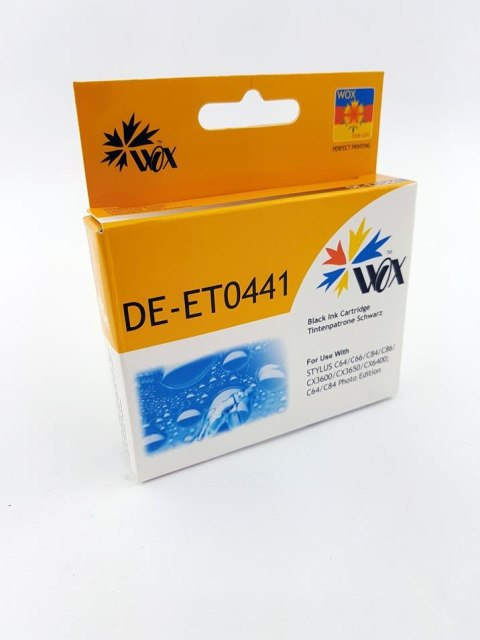 Tusz Wox Black EPSON T0441 zamiennik C13T04414010 Tusz Wox Black EPSON T0441 zamiennik C13T04414010