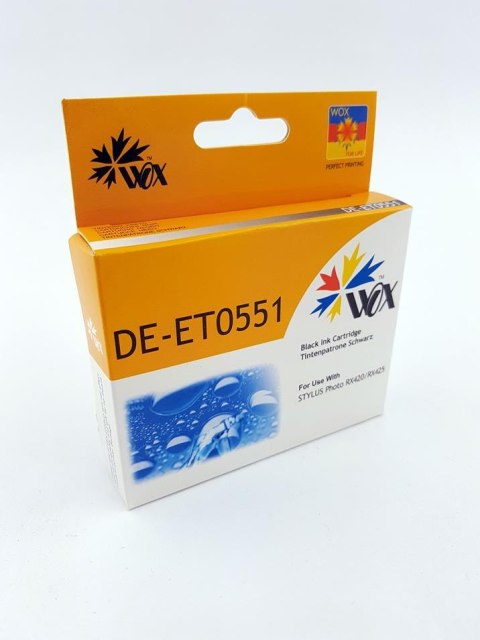 Tusz Wox Black EPSON T0551 zamiennik C13T05514010 Tusz Wox Black EPSON T0551 zamiennik C13T05514010