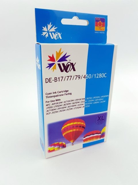 Tusz Wox Cyan BROTHER LC1280C zamiennik LC1280C Tusz Wox Cyan BROTHER LC1280C zamiennik LC1280C