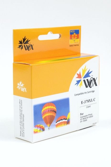 Tusz Wox Cyan EPSON 378XL zamiennik C13T37924010 (C13T37824010) Tusz Wox Cyan EPSON 378XL zamiennik C13T37924010 (C13T37824010)