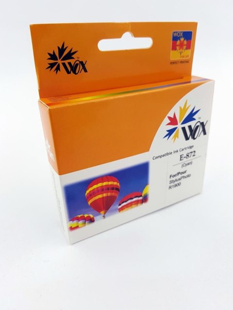 Tusz Wox Cyan EPSON T0872 zamiennik C13T08724010 Tusz Wox Cyan EPSON T0872 zamiennik C13T08724010