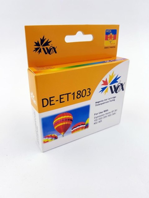 Tusz Wox Magenta EPSON T1803 zamiennik C13T18034010 Tusz Wox Magenta EPSON T1803 zamiennik C13T18034010