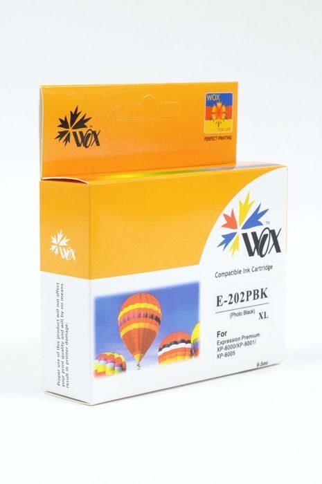 Tusz Wox Photo Black EPSON 202XL zamiennik C13T02H14010 (C13T02F14010) Tusz Wox Photo Black EPSON 202XL zamiennik C13T02H14010 (C13T02F14010)