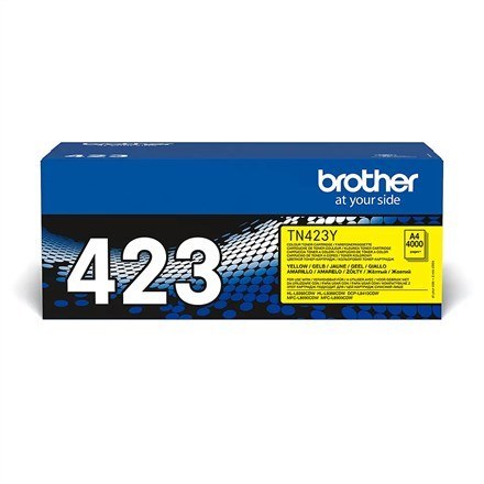 Toner Brother żółty TN423Y=TN-423Y, 4000 str. Toner Brother żółty TN423Y=TN-423Y, 4000 str.