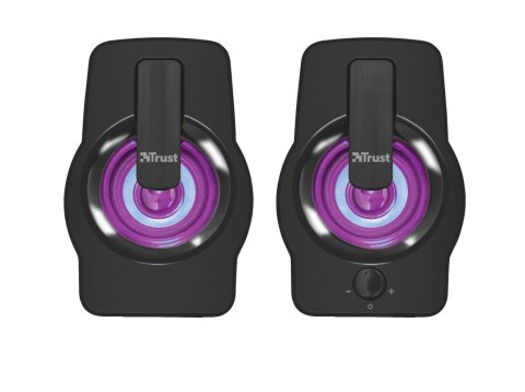 Głośniki GEMI RGB 2.0 czarne