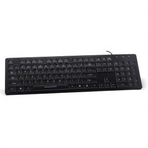 Klawiatura SLIM podświetlana AK-20 USB Klawiatura SLIM podświetlana AK-20 USB