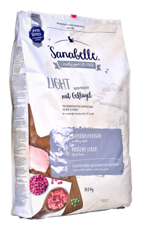 BOSCH Sanabelle Light Poultry - Sucha karma dla kota z nadwagą - 10kg BOSCH Sanabelle Light Poultry - Sucha karma dla kota z nadwagą - 10kg