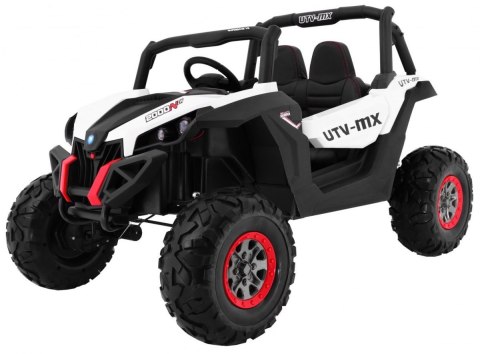 Buggy SuperStar dla dzieci Biały + MP4 + Napęd 4x4 + Pilot + Bagażnik + LED + Blokada drzwi Buggy SuperStar dla dzieci Biały + MP4 + Napęd 4x4 + Pilot + Bagażnik + LED + Blokada drzwi