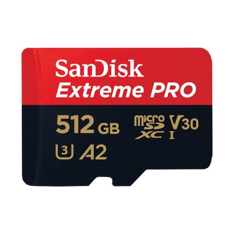 Karta pamięci SANDISK EXTREME PRO microSDXC 512GB 200/140 MB/s UHS-I U3 (SDSQXCD-512G-GN6MA) Karta pamięci SANDISK EXTREME PRO microSDXC 512GB 200/140 MB/s UHS-I U3 (SDSQXCD-512G-GN6MA)