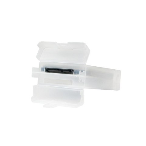 Pudełko ochronne 2xHDD 2.5 cala, transparentne