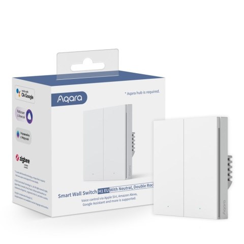 Inteligentny włącznik Aqara Smart Wall Switch H1 WS-EUK04 Inteligentny włącznik Aqara Smart Wall Switch H1 WS-EUK04