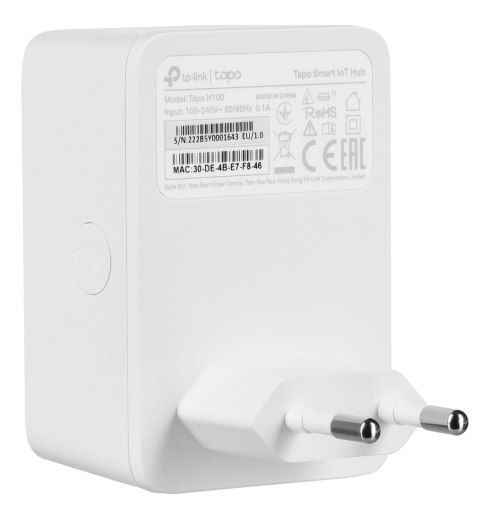 TP-Link Tapo H100 HUB Smart WiFi z dzwonkiem TP-Link Tapo H100 HUB Smart WiFi z dzwonkiem
