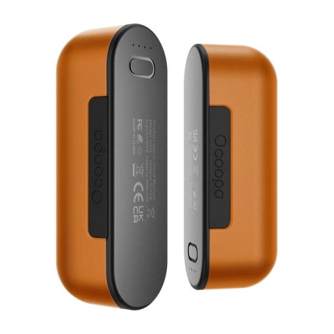 Ogrzewacz do rąk z funkcją powerbanku Ocoopa UT2s 2x5000 mAh, USB-C, pomarańczowy Ogrzewacz do rąk z funkcją powerbanku Ocoopa UT2s 2x5000 mAh, USB-C, pomarańczowy
