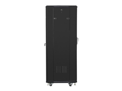 Szafy jednosekcyjna, zamykana na zamek Lanberg FF01-6632-12B (32U; 19'' / 600mm / 600 mm; stojąca; Pełne, Szklane; 800 kg; kolor Szafy jednosekcyjna, zamykana na zamek Lanberg FF01-6632-12B (32U; 19'' / 600mm / 600 mm; stojąca; Pełne, Szklane; 800 kg; kolor