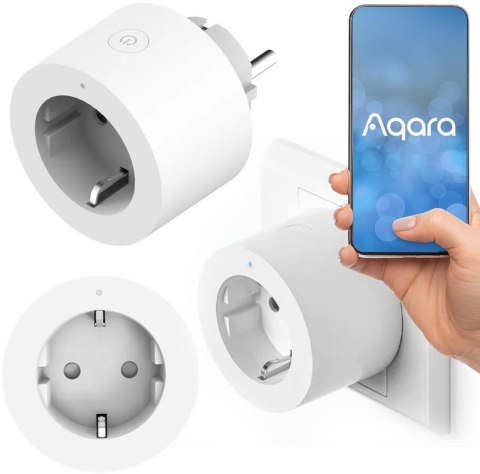 Inteligentne gniazdo Aqara Smart Plug SP-EUC01 EU HomeKit ZigBee Inteligentne gniazdo Aqara Smart Plug SP-EUC01 EU HomeKit ZigBee