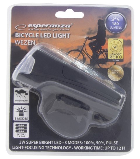 Lampka led rowerowa na przód wezen Lampka led rowerowa na przód wezen