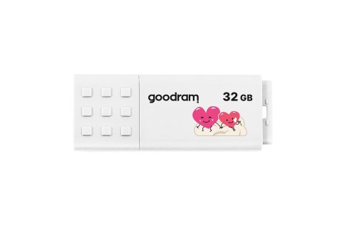 Pendrive GoodRam UME3-0320W0R11-V (32GB; USB 3.0; kolor biały) VALENTINE Pendrive GoodRam UME3-0320W0R11-V (32GB; USB 3.0; kolor biały) VALENTINE