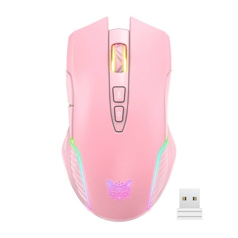 ONIKUMA CW905 Różowa Bezprzewodowa mysz do gier 2.4G ONIKUMA CW905 Różowa Bezprzewodowa mysz do gier 2.4G