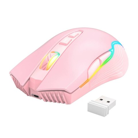 ONIKUMA CW905 Różowa Bezprzewodowa mysz do gier 2.4G ONIKUMA CW905 Różowa Bezprzewodowa mysz do gier 2.4G