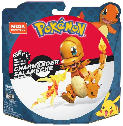 MEGA Pokémon GKY96 akcesorium do zabawek budowlanych Figurka budowlana Pomarańczowy