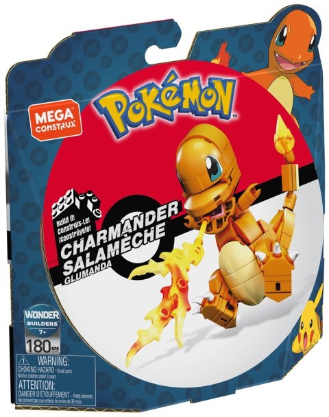 MEGA Pokémon GKY96 akcesorium do zabawek budowlanych Figurka budowlana Pomarańczowy