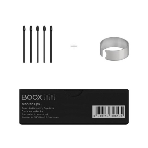 Końcówki do rysika Onyx Boox Marker Tips Max 2/Note/Nova 5pcs Czarne Końcówki do rysika Onyx Boox Marker Tips Max 2/Note/Nova 5pcs Czarne