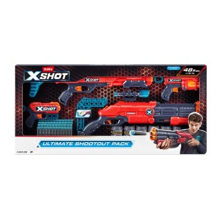 Zestaw miotaczy strzałek ZURU X-SHOT ULTIMATE SHOOTOUT PACK pakiet wyrzutni 48 strzałek (36251)