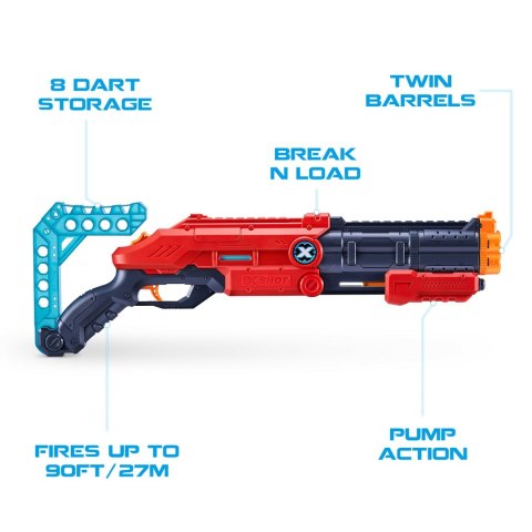 Zestaw miotaczy strzałek ZURU X-SHOT ULTIMATE SHOOTOUT PACK pakiet wyrzutni 48 strzałek (36251)