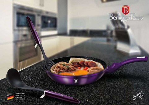 PATELNIA TYTANOWA BERLINGER HAUS 28cm BH-6626 PURPLE PATELNIA TYTANOWA BERLINGER HAUS 28cm BH-6626 PURPLE
