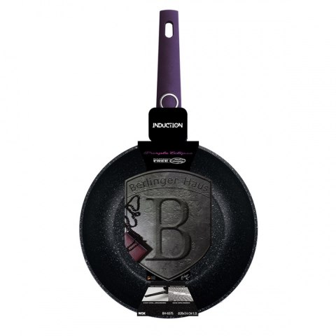 WOK TYTANOWY BERLINGER HAUS 28cm BH-6633 PURPLE WOK TYTANOWY BERLINGER HAUS 28cm BH-6633 PURPLE