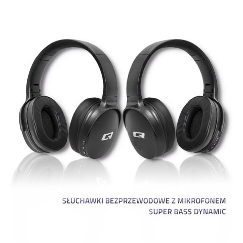 Słuchawki bezprzewodowe z mikrofonem|BT|Super bass Dynamic| Czarne Słuchawki bezprzewodowe z mikrofonem|BT|Super bass Dynamic| Czarne