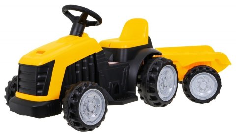 Traktor z Przyczepą Żółty Traktor z Przyczepą Żółty