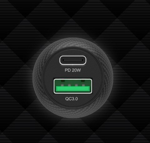 UNITEK ŁADOWARKA SAMOCHODOWA 38W, USB-A USB-C, QC3.0, P1400A UNITEK ŁADOWARKA SAMOCHODOWA 38W, USB-A USB-C, QC3.0, P1400A