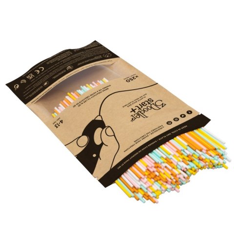 3Doodler Start Eco Plastic - Fire and Ice Mixed Bag 250 Plastik kompostowalny Pomarańczowy, Turkusowy, Biały, Żółty 1 g 3Doodler Start Eco Plastic - Fire and Ice Mixed Bag 250 Plastik kompostowalny Pomarańczowy, Turkusowy, Biały, Żółty 1 g
