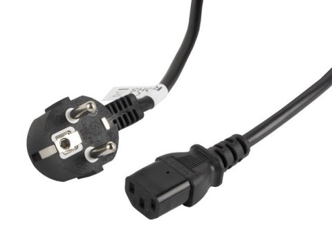 Kabel Lanberg CA-C13C-11CC-0050-BK (C13 / IEC C13 / IEC 320 C13 F - Schuko M; 5m; kolor czarny) Kabel Lanberg CA-C13C-11CC-0050-BK (C13 / IEC C13 / IEC 320 C13 F - Schuko M; 5m; kolor czarny)