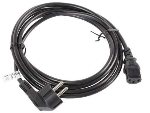 Kabel Lanberg CA-C13C-11CC-0050-BK (C13 / IEC C13 / IEC 320 C13 F - Schuko M; 5m; kolor czarny) Kabel Lanberg CA-C13C-11CC-0050-BK (C13 / IEC C13 / IEC 320 C13 F - Schuko M; 5m; kolor czarny)
