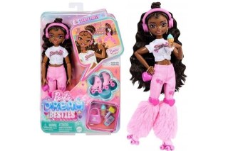 Lalka Barbie Dream Besties Brooklyn na wrotkach JFX97 MATTEL