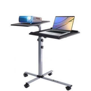 Techly ICA-TB TPM-2 stojak na laptop Podstawka na notebooka Czarny, Srebrny