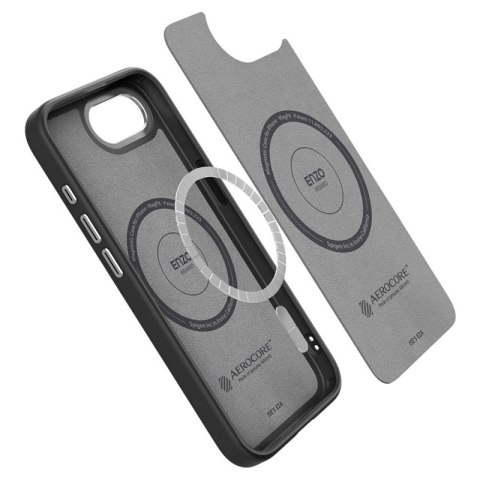 Spigen Enzo Aramid Mag MagSafe - Etui do iPhone 16e (Czarny)