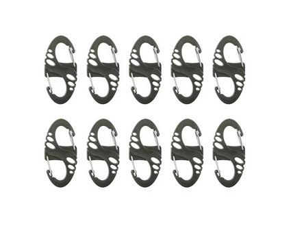 Zestaw karabińczyków Mil-Tec S-Hook - Zielony Zestaw karabińczyków Mil-Tec S-Hook - Zielony