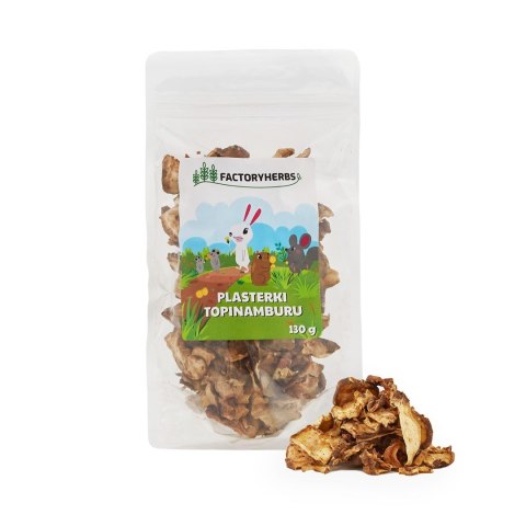 FACTORYHERBS Plasterki Topinamburu 130g FACTORYHERBS Plasterki Topinamburu 130g