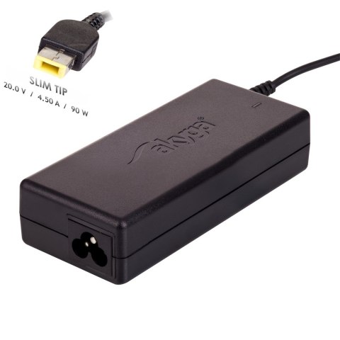 Zasilacz sieciowy Akyga Square AK-ND-29 do notebooka IBM, Lenovo (20 V; 4,5 A; 90W; Slim Tip, Square yellow ) Zasilacz sieciowy Akyga Square AK-ND-29 do notebooka IBM, Lenovo (20 V; 4,5 A; 90W; Slim Tip, Square yellow )
