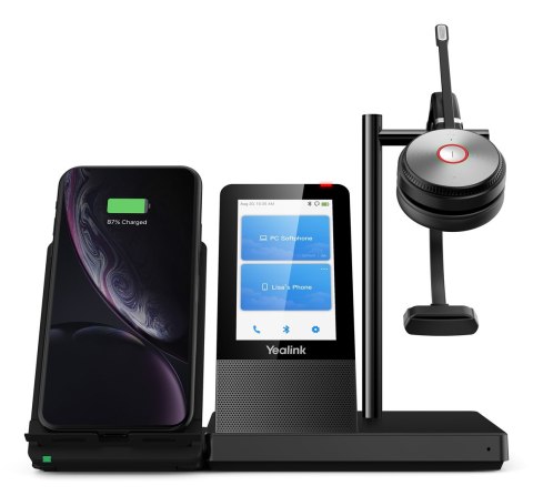 Yealink WH66 Mono UC Zestaw słuchawkowy Bezprzewodowy Opaska na głowę Biuro/centrum telefoniczne USB Typu-A Bluetooth Podstawka Yealink WH66 Mono UC Zestaw słuchawkowy Bezprzewodowy Opaska na głowę Biuro/centrum telefoniczne USB Typu-A Bluetooth Podstawka